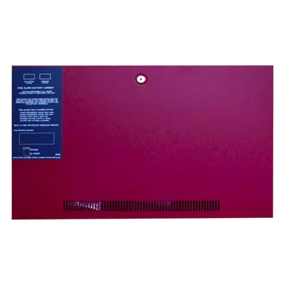 Gabinete de Montaje Remoto FIRE-LITE BB55F para 2 Baterías de 55 Ah con Cerradura