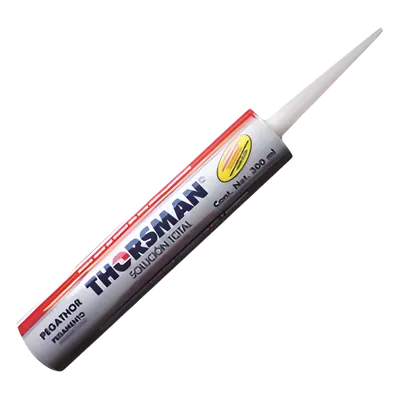 Pegamento para canaletas THORSMAN PEGATHOR de 300 ml, color blanco