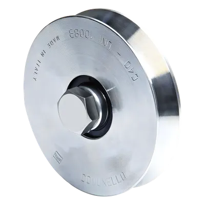 Rueda para puerta corrediza COMUNELLO 1150-1050-001 de 12 cm