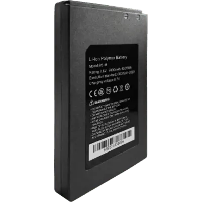 Batería Li-ion 7.6V para tester de Video | Compatible con TPTURBO8K y TPTURBO8KPLUS | 7800mAh 59.28Wh | Voltaje de Carga 8.7V | Dimensiones 122x74x14 mm (4.8x2.91x0.55 in) | Peso 260 g (0.57 lb) | Estándar GB31241-2022