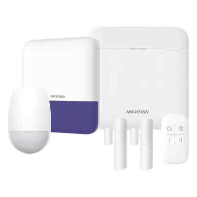 Kit de alarma inalámbrico Hikvision AXPRO-KIT-GSM con GSM y Wi-Fi